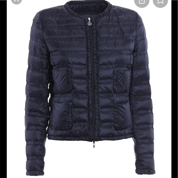 VINTAGE Womens Navy Moncler “Lissy Giubbotto” puffer jacket, size small (New) - Picture 4 of 7